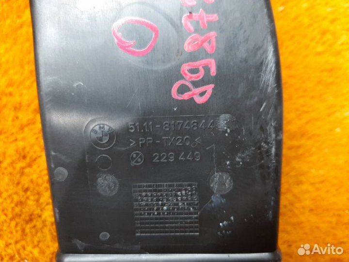 Воздуховод тормозов правый Bmw 5-Series E39 M54B30