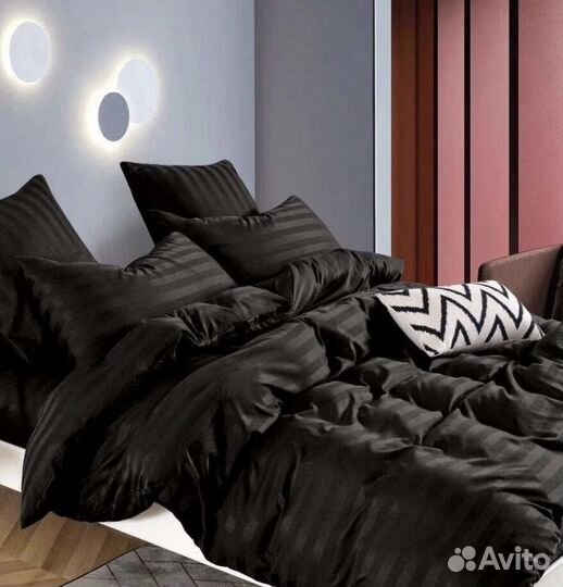 Постельное белье страйп сатин