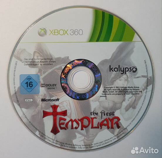 Xbox 360 / Xbox one The First Templar. Рус. Субтит