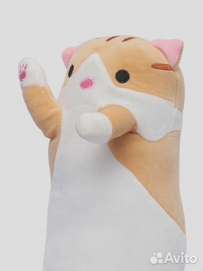 Кот Батон 110см оранжевый новый