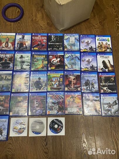 Игры для sony playstation диски ps4