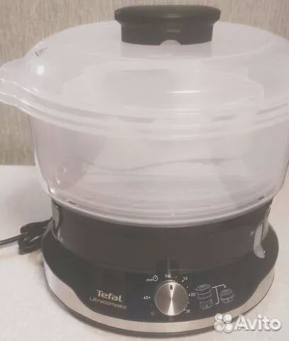 Пароварка электрическая Tefal VC204810, черный