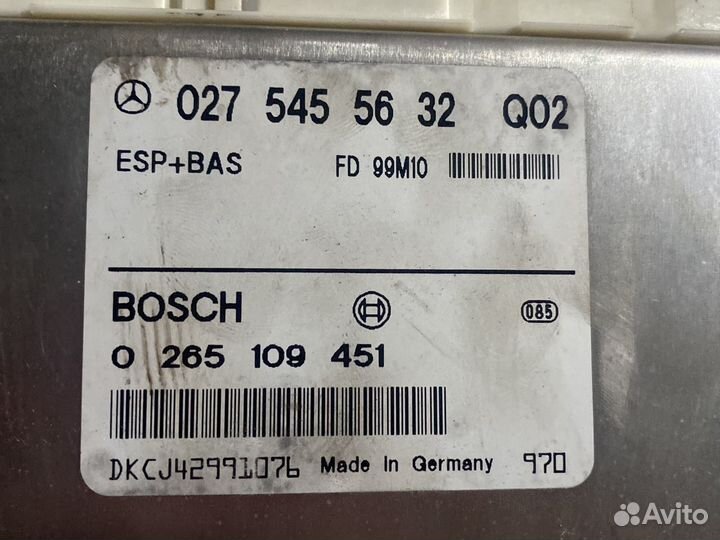 Блок esp mercedes w210