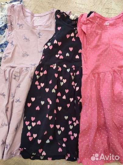 Вещи на девочку 110-116 рост пакетом