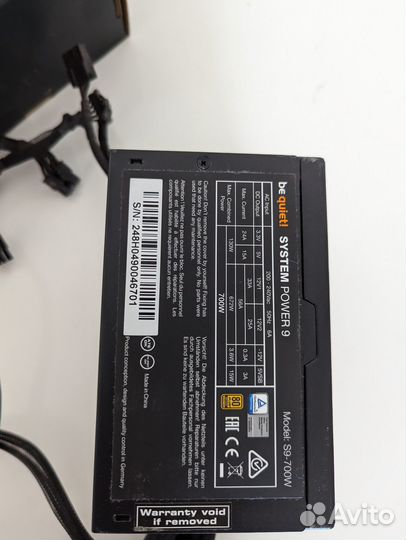 Блок Питания Be Quiet System Power 9 700W Bn248