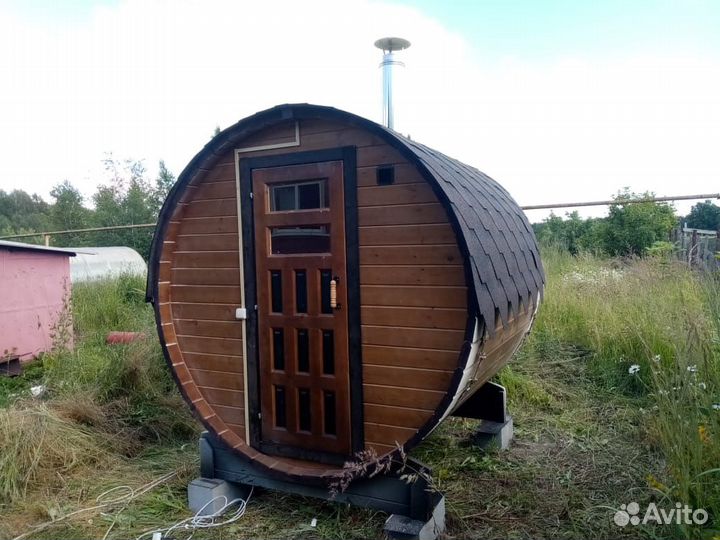 Баня бочка