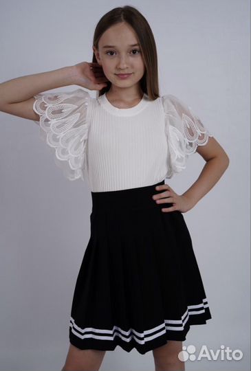 Школьная блузка. Р. 134-158
