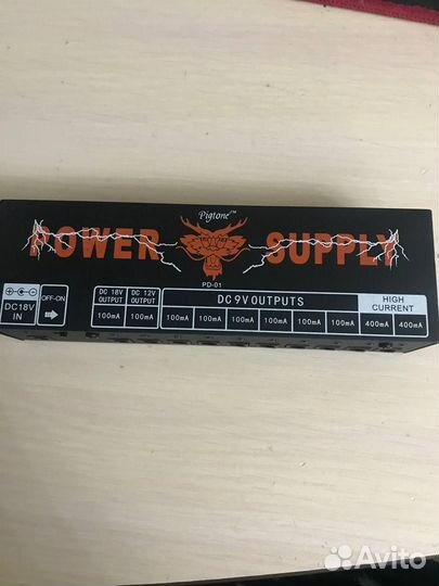 Блок питания для гитарных педалей