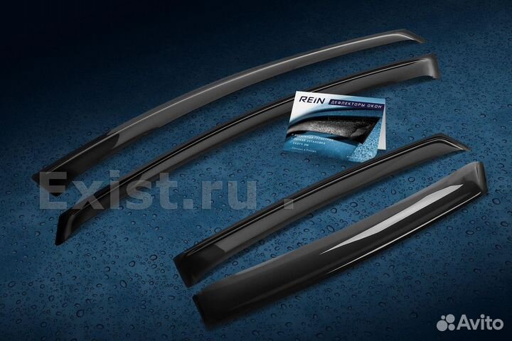 Тойота Камри 40 ветровики дверей комплект