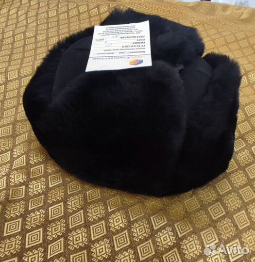Шапка ушанка мужская овчина