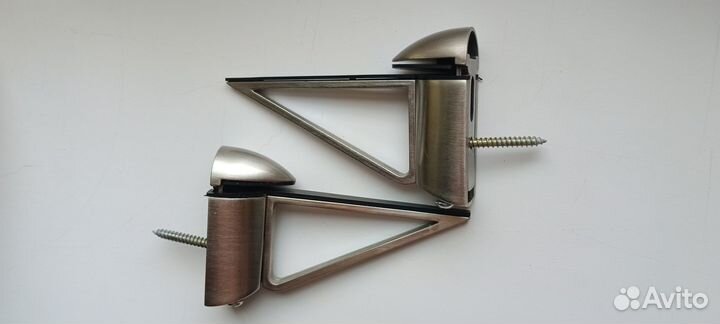 Держатель для стеклянной полки 2 штуки