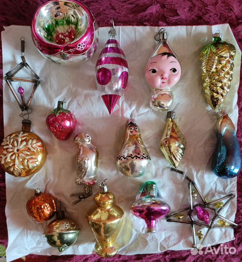 Ёлочные украшения СССР