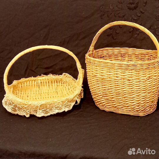 Корзинки плетеные