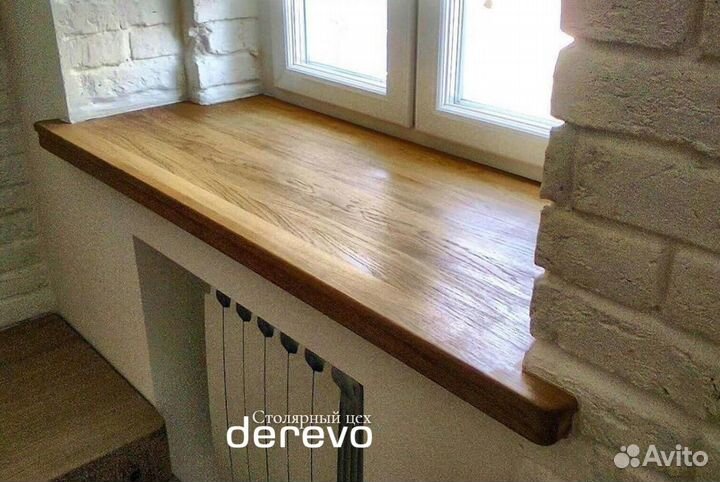 Подоконники из массива дерева