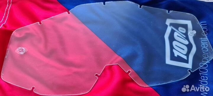 Очки 100 Accuri Fluo Yellow / Red Mirror Lens плюс