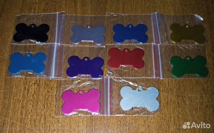 Адресник для собак и кошек с гравировкой