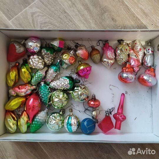 Елочные игрушки СССР