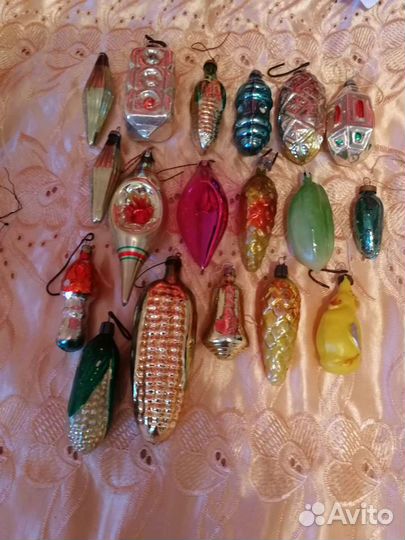 Старинные елочные игрушки, цена договорная