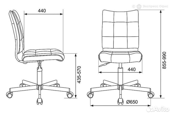 Кресло офисное Бюрократ сн-330М/букле-серый