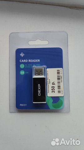 Кард-ридер dexp (USB 2.0 SD, sdhc, MS,micro SD) купить в Москве ...