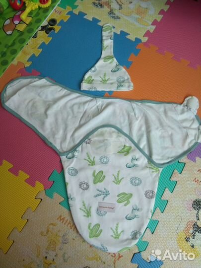 Пеленка-кокон на липучках