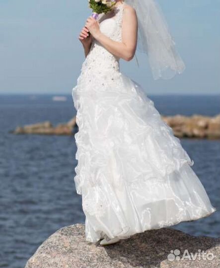 Свадебное платье. Размер 44