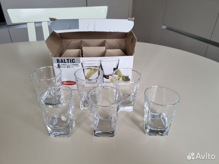Стаканы стекло из одной серии наборы