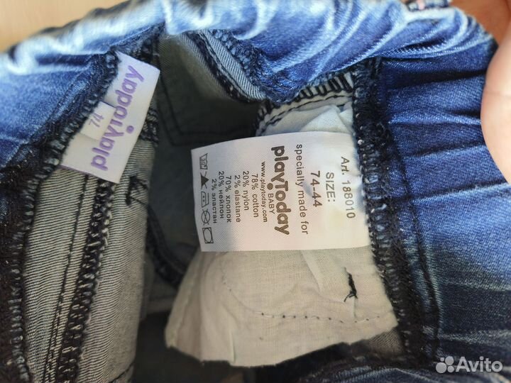 Джинсы для девочки 74р