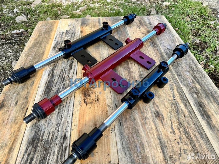 Гидроцилиндр рулевой двухсторонний мтз, Т40,Т25