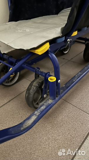 Санки на колесах бу