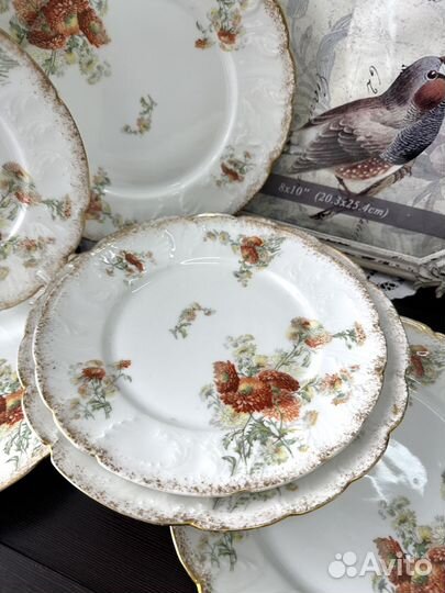 Антикварные тарелки Limoges Франция