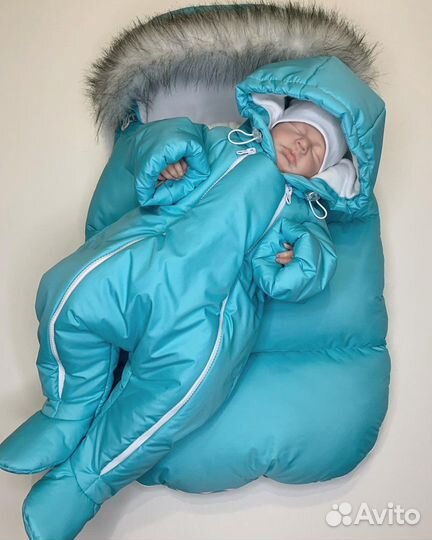 Конверт на выписку зима