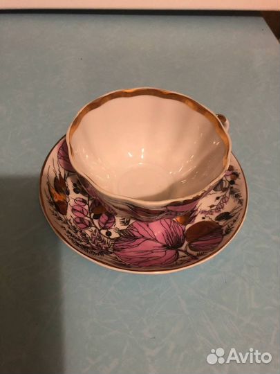 Фарфоровая чайная пара лфз