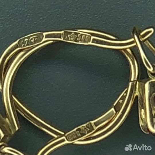 Золотые серьги 585 СССР