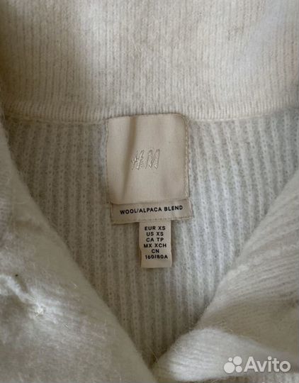 Джемпер hm premium шерсть