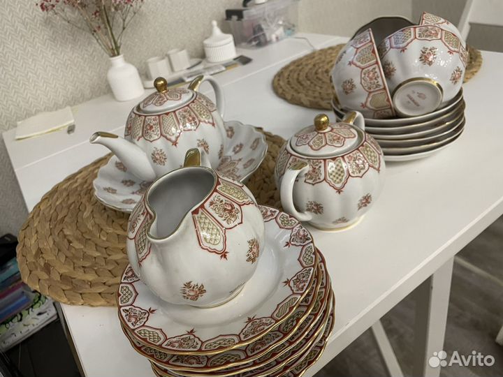 Сервиз чайный фарфор СССР