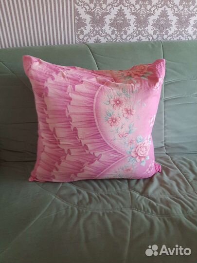 Подушка 1шт с гусиного пера 70х70 не пользованная