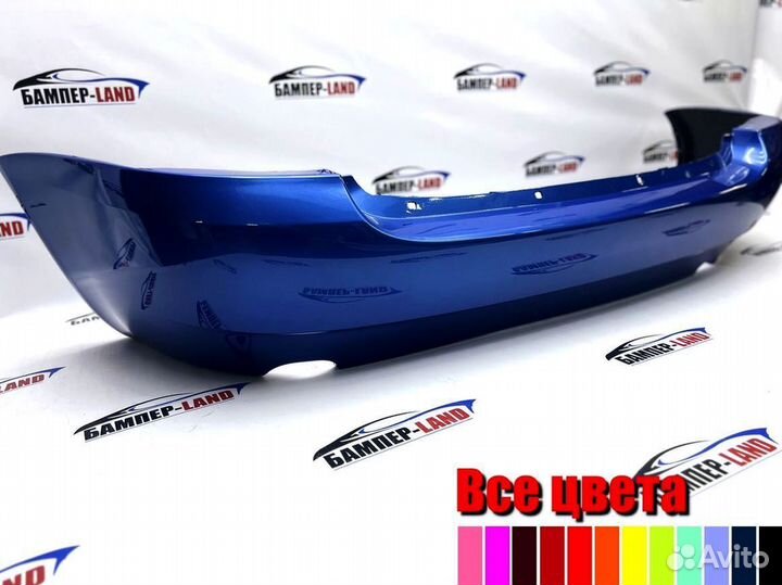 Бампер задний Лада Калина седан новый влюбой цвет