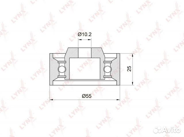 Ролик обводной ремня грм