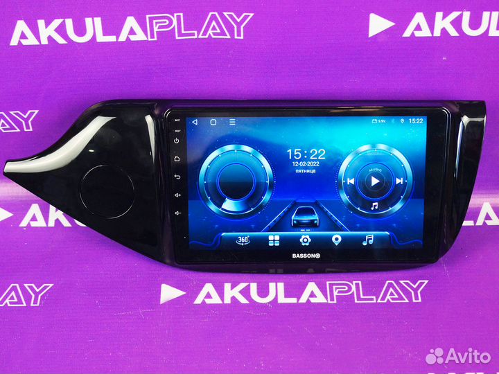 Магнитола Basson V2 1/16 для Kia ceed 2012-2017