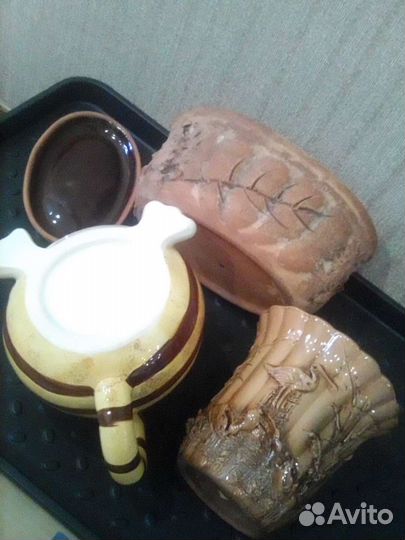 Керамические горшки, кашпо для цветов разные