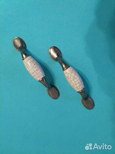 Мебельные ручки керамика скоба