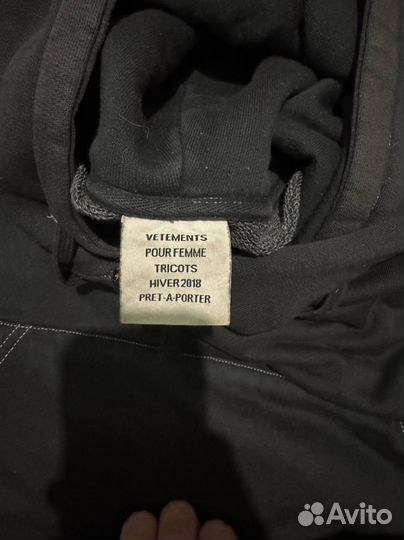 Vetements худи sweater logo