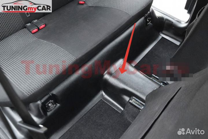 Накладки на ковролин тоннельные Лада Гранта с 2011