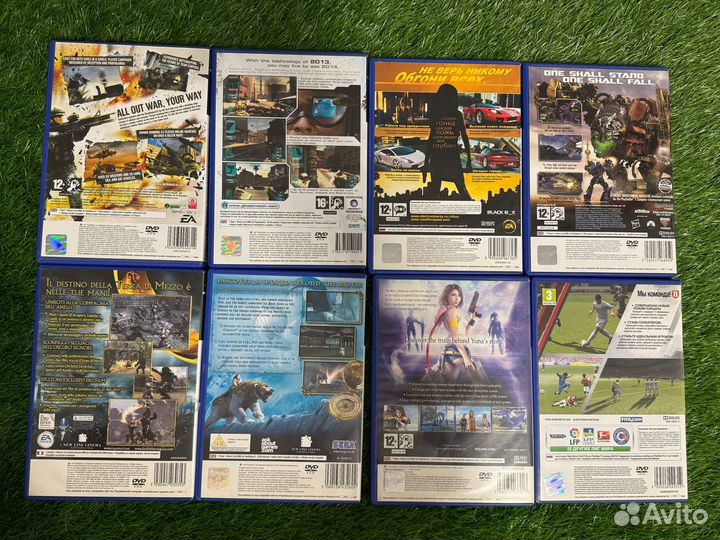 Игры PlayStation 2 лицензионные с мануалами PS2