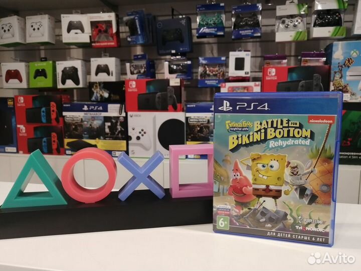 Губка Боб - игры PS4, 800 дисков на Арбате - обмен