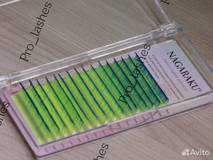 Ресницы nagaraku омбре светятся