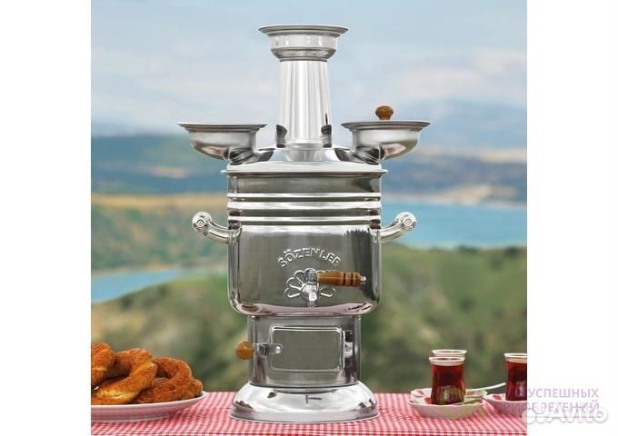 Самовар на дровах новый