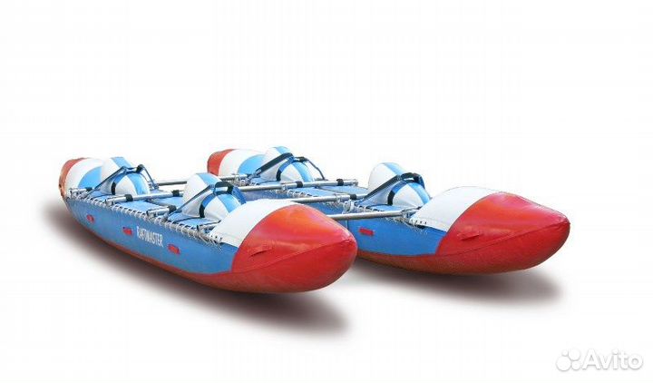 Надувной туристский катамаран для сплава Рафтмасте