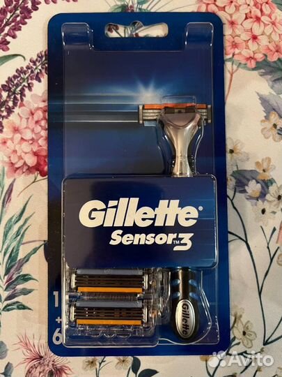 Станок для бритья Gillette (+6 сменных кассет)
